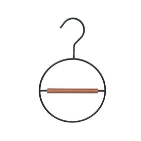 Colgador pañuelos negro/madera