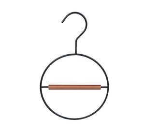 Colgador pañuelos negro/madera