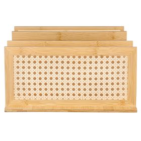 Organizador carpetas 15x26x30 cm natural