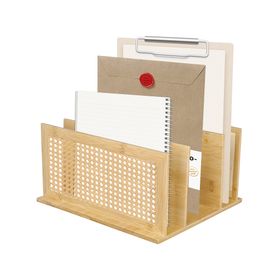 Organizador carpetas 15x26x30 cm natural