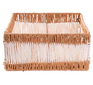 Canasto bajo Bicolor 15x30x30 cm