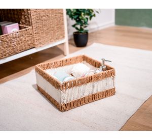 Canasto bajo Bicolor 15x30x30 cm