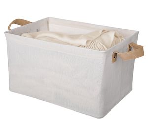 Canasto con asa crudo 21x26x37.5 cm