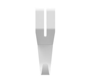 Gancho blanco 2 unidades