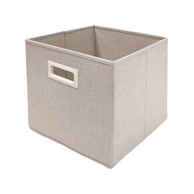 Canasto plegable textil alto 30x30x30 cm