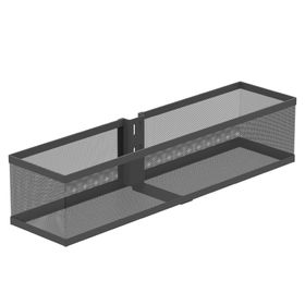 Canasto malla riel ensamble Bajo grafito