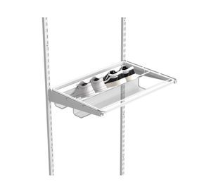 Organizador retráctil malla blanco