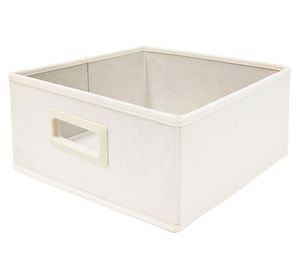 Canasto plegable bajo crema 15x30x30 cm