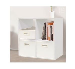 Canasto plegable bajo crema 15x30x30 cm