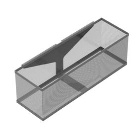 Canasto malla riel ensamble Alto grafito