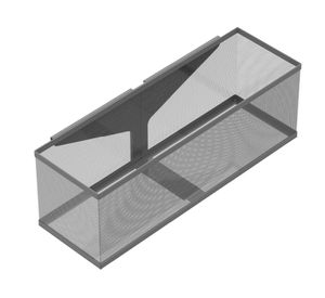 Canasto malla riel ensamble Alto grafito