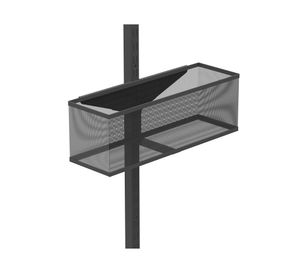 Canasto malla riel ensamble Alto grafito