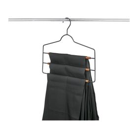 Colgador pantalones negro/madera