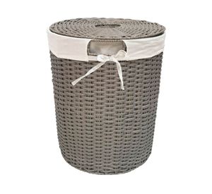 Hamper ratán redondo