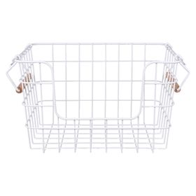 Organizador lavandería L alto blanco