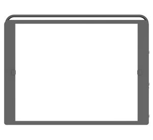 Marco decorativo retráctil canastos grafito