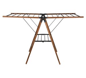 Tendedero pie Alas madera/negro