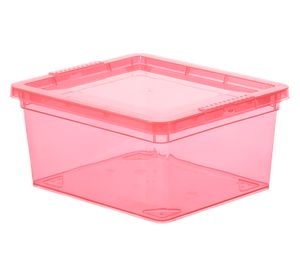 Caja organizadora rojo plástico 2 lt