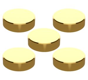 Magneto tableros dorado 5 unidades