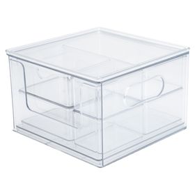 Caja organizadora modular transparente 8 piezas