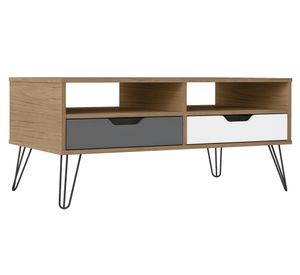 Mesa de centro rectangular Estocolmo café medio