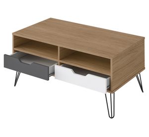 Mesa de centro rectangular Estocolmo café medio