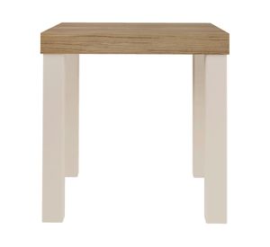 Mesa lateral cuadrada Up café medio