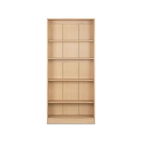 Librero Moscú olmo 4 repisas 180x80x25 cm