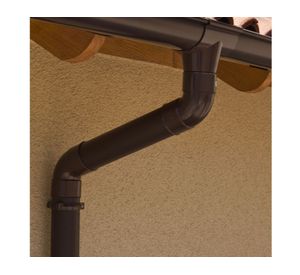 Codo 67,5º H-H PVC marrón