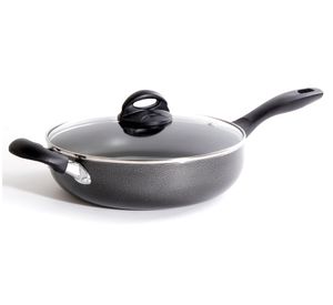 Wok con tapa Clairborne gris 3.3 lt
