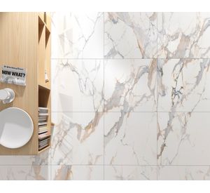 Porcelanato Prestige blanco 60x60 cm 1.44 m2