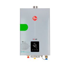 Calefont ionizado tiro forzado 14 litros gas licuado Modulante Rheem