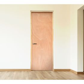 Puerta Interior Terciado 70x200 cm Igal Precolgada cm Igal izquierda con perforación.