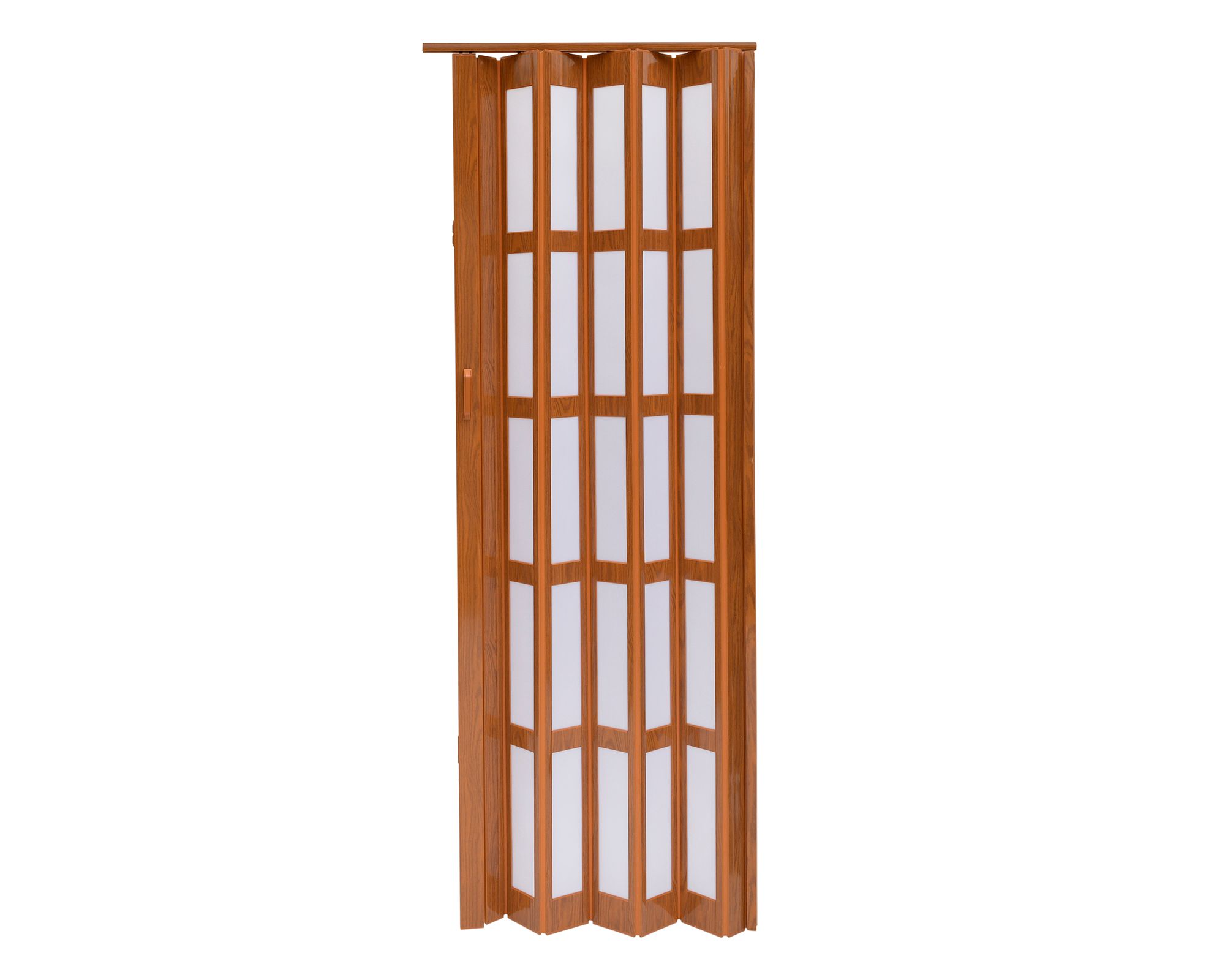 Puerta Plegable PVC 120x200 cm Baldara Café claro con ventana