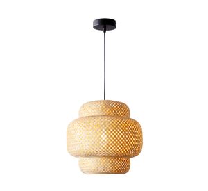 Lámpara colgar 1L E27 Maple natural Abitare