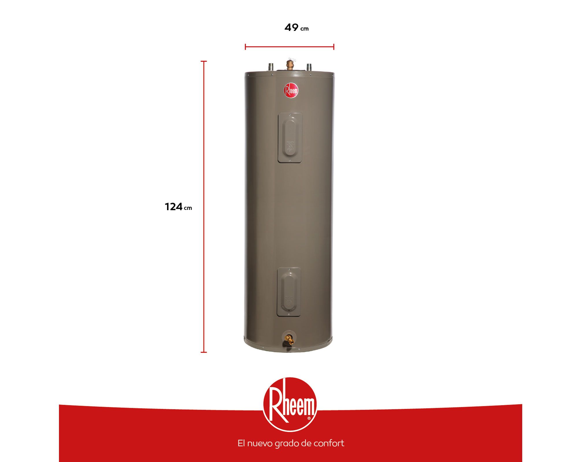 Termo Eléctrico 152 Litros Piso Rheem