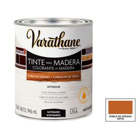 Tinte para madera 946 ml Varathane roble de verano satín