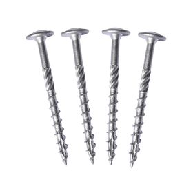 Tornillo para madera cabeza lenteja 6.0x120 mm 4 un.