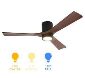 Ventilador de techo Oslo 35 W nogal