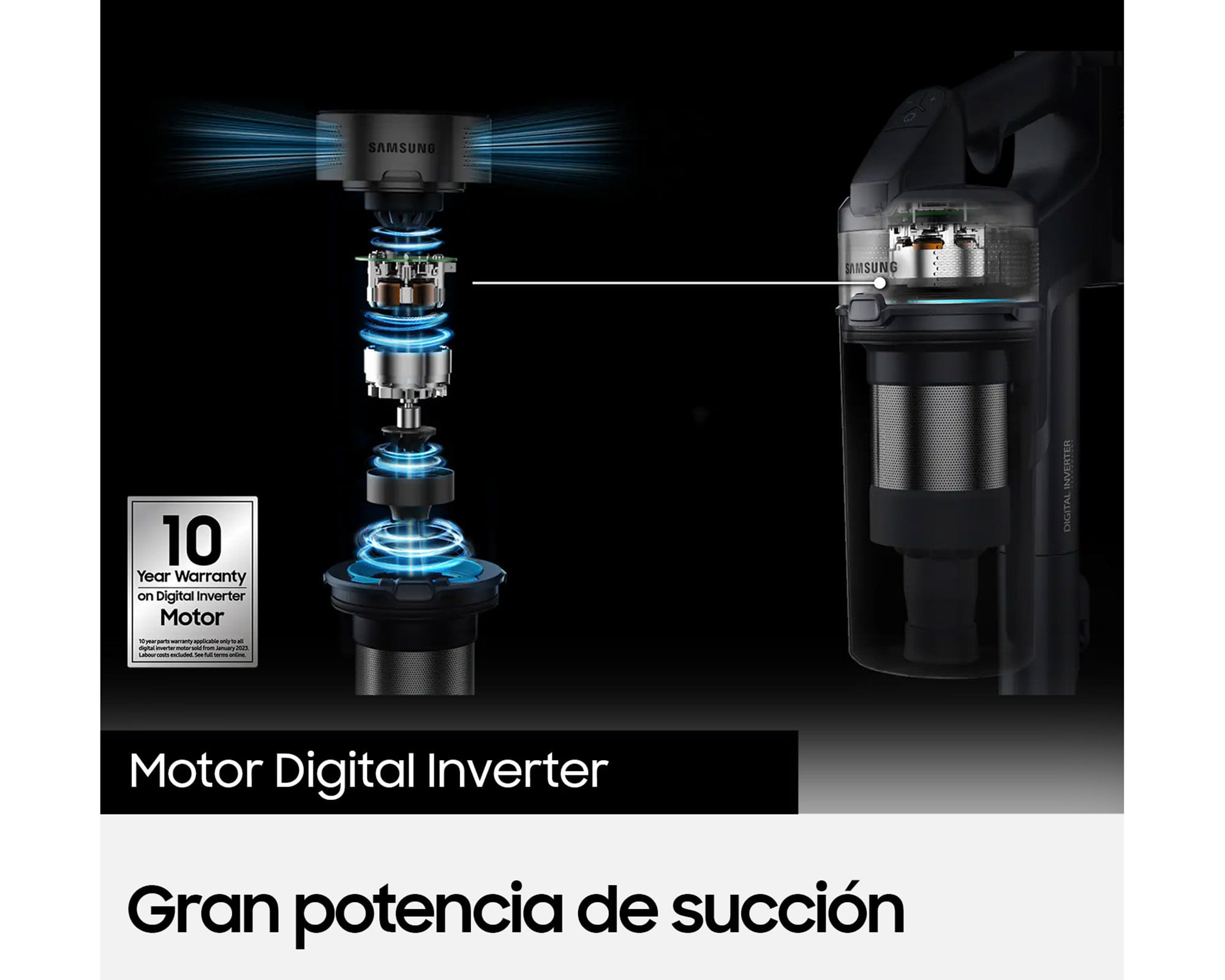 Aspiradora inalámbrica Stick Jet 60 VS15A60A1R5/ZS black chrometal