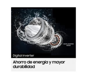 Lavadora WA80CG4240BWZS Digital Inverter carga superior 8 kg white