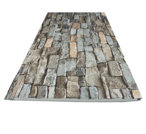 Siding metal 1.6x38x380 cm café piedra