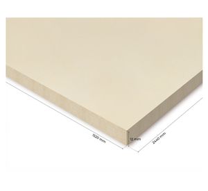 Tablero MDF 12 mm 152x244 cm beige