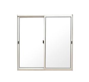 Ventana Aluminio 100x100 cm Corredera Curva Mate