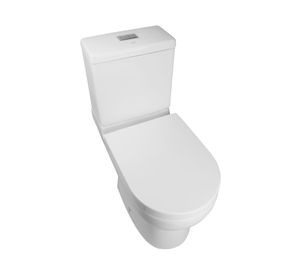 WC one piece piso muro 29.5 cm botón dual asiento cierre suave Estocolmo blanco