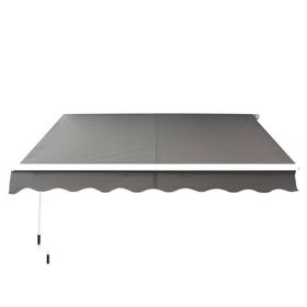 Toldo retráctil 2x1.5 m gris IGTBRT2-15GR