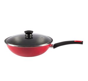 Wok 30 cm Coral rojo Magefesa