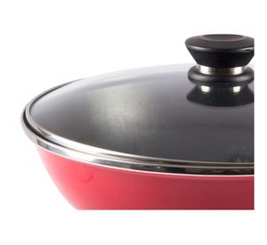 Wok 30 cm Coral rojo Magefesa