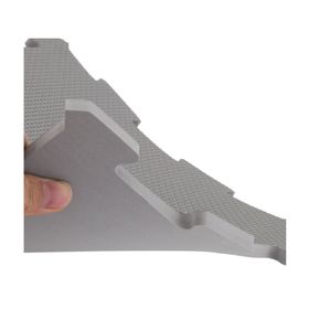 Mat armable gris/blanco 9 piezas Cotidiana