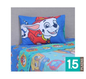 Juego sábanas 1.5 plazas microfibra Triángulo diseño